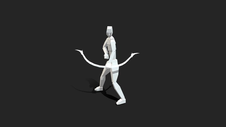 09_ Archer_Female 3D Model