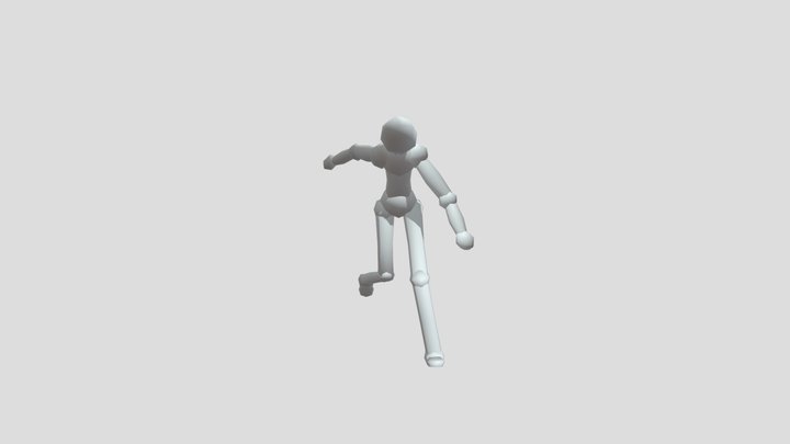 Fall Animation 3D Model