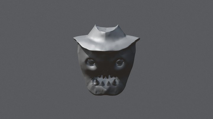 Hat Creature 3D Model