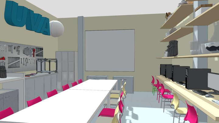 UVA Maker Hacker Space - Campus Tijuca - NIP 3D Model