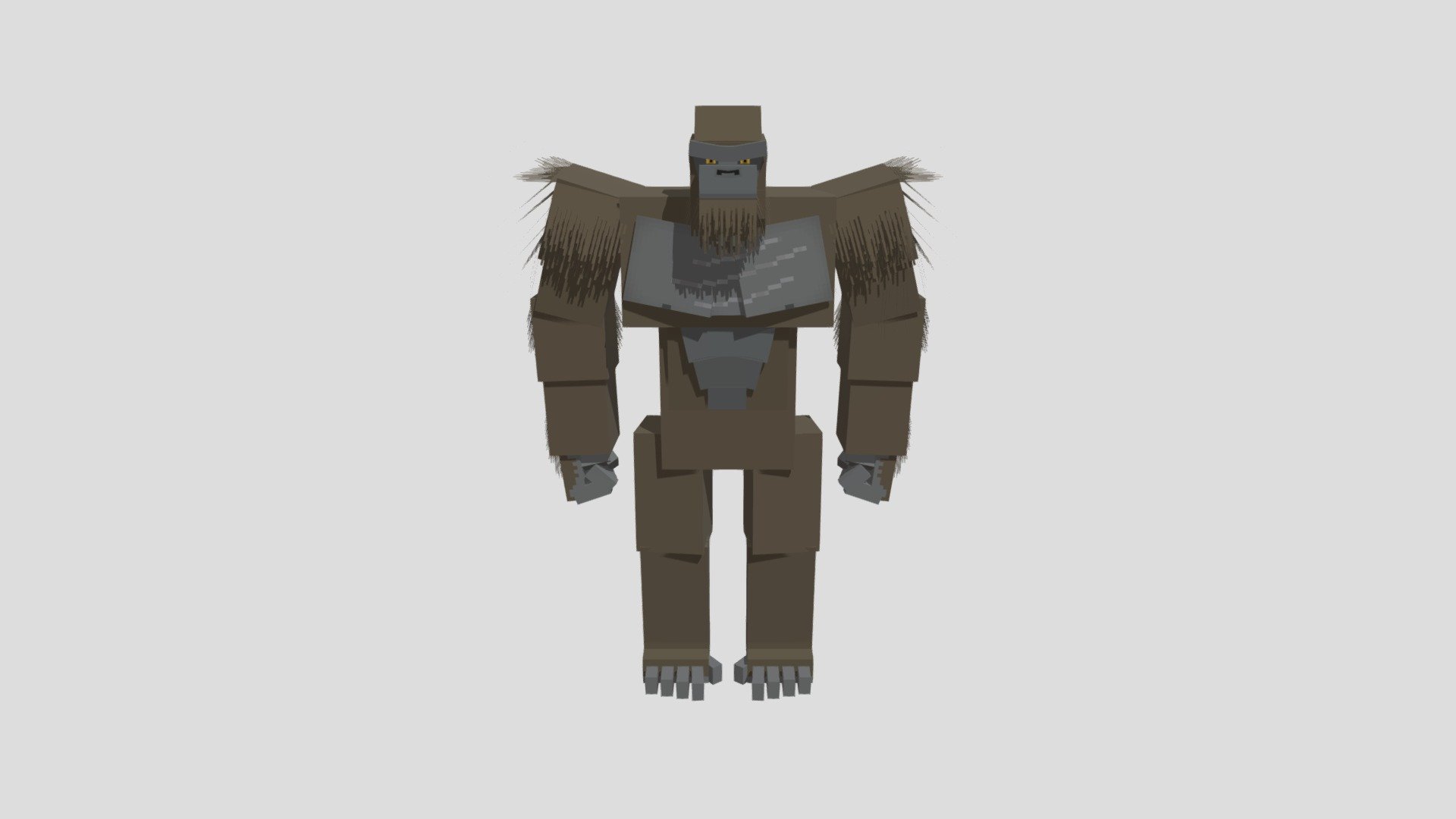Kong 2021 (No Axe) (Minecraft) - Download Free 3D model by ...