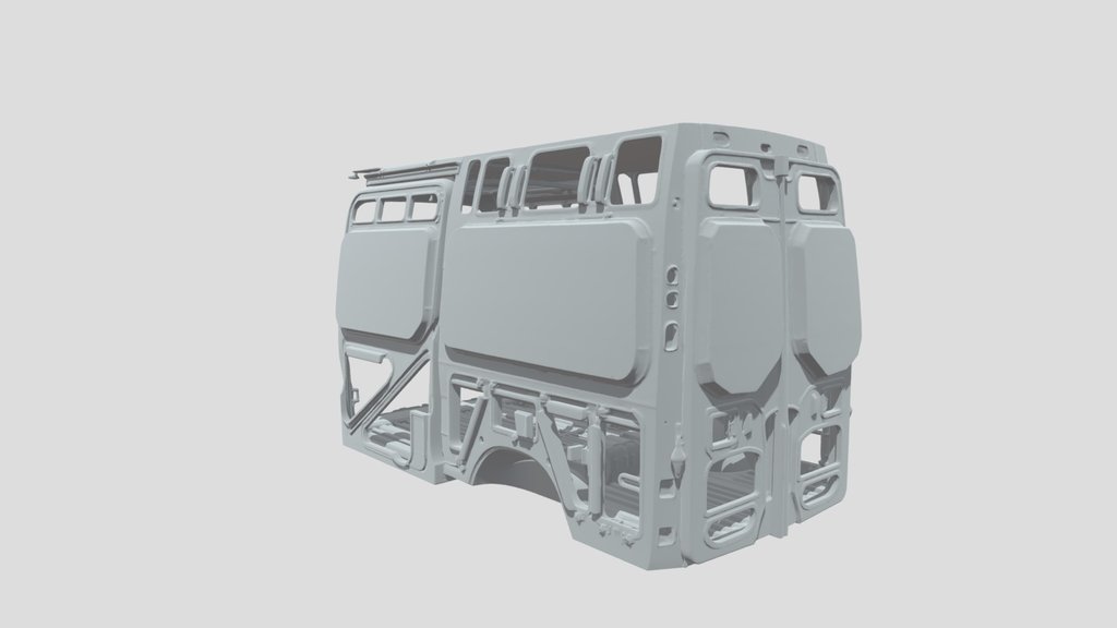 Van Body Shell CAD Model