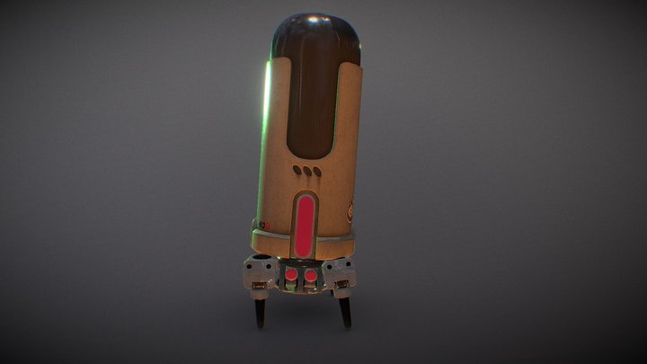 Terrarium_Bot_Rebuild[gltf] 3D Model