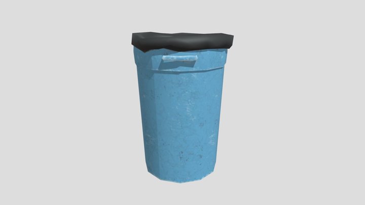 Trash Bin 3D Model