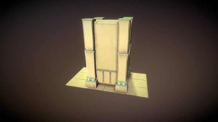 Route 66 Pillar/Floor 3D Model