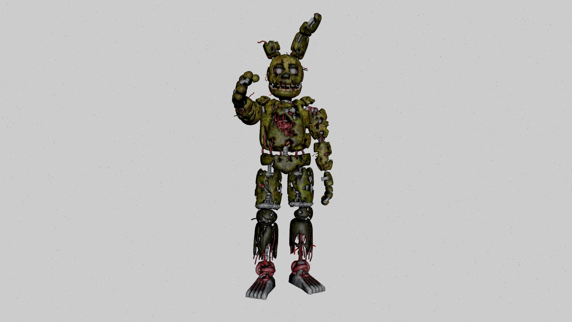 Springtrap Model (Posed) - Download Free 3D model by TheIronWolf13 ...