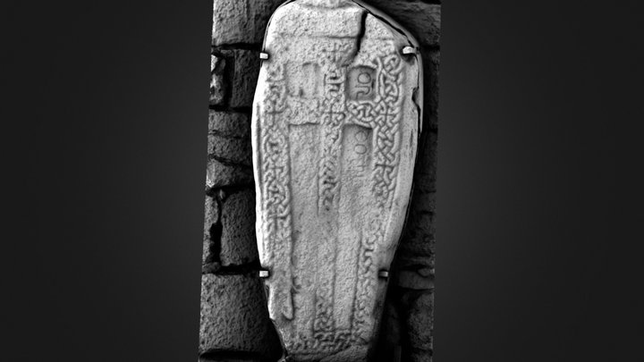 Meelick Cross Slab – Kostenloses 3D-Modell STL