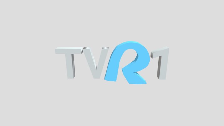 TVR 1 LOGO – Gratis 3D-model STL