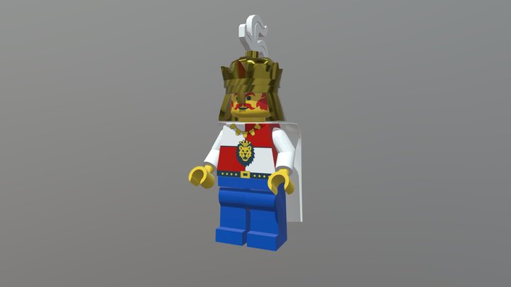 LEGO Royal Castle - King 3D Model