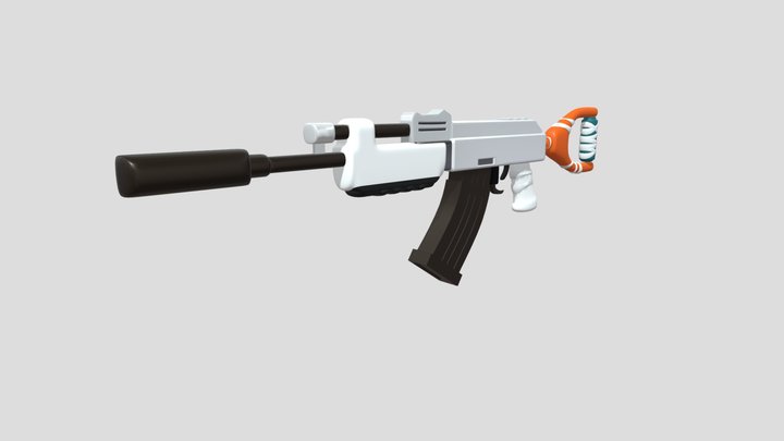 AK Gun 3D Model