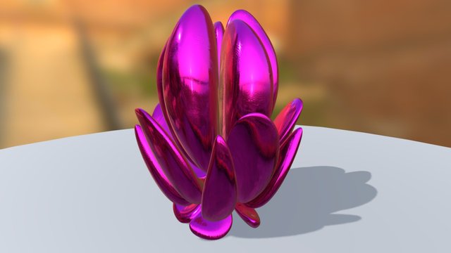 Organic sculpture 3D Model