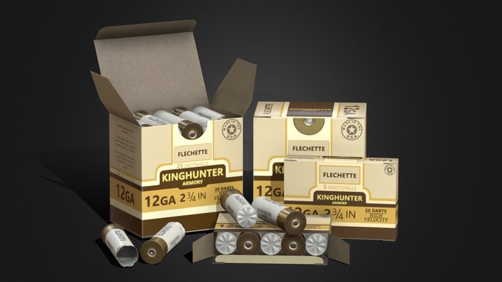 KINGHUNTER Armory | Flechette 3D Model