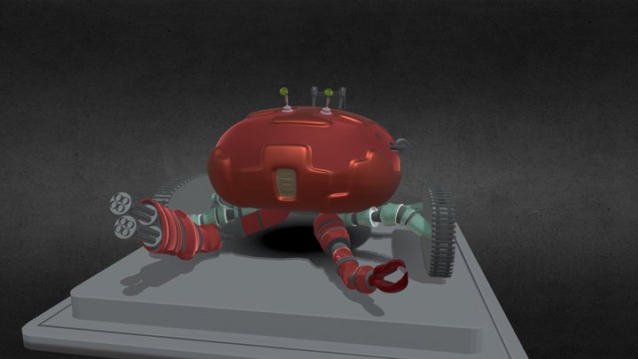 Robot crab 3D Model