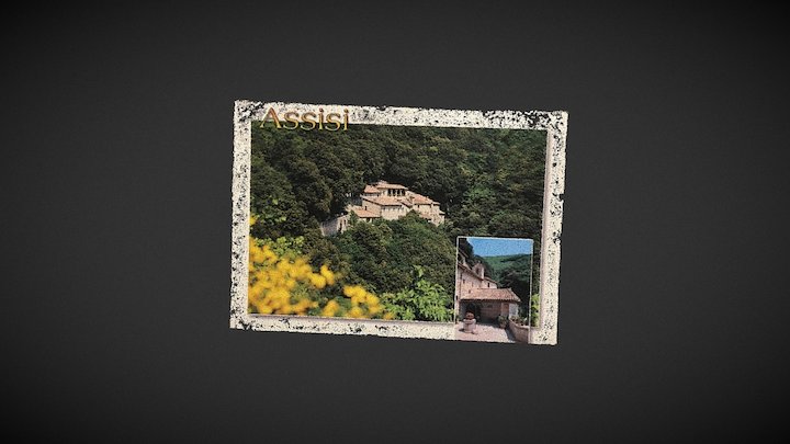 Postcard Six: Eremo delle Carceri in Assisi 3D Model