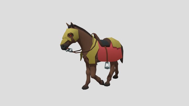 CorruptedHorse 3D Model
