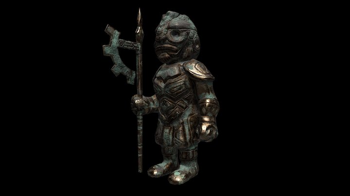 Ancient statue 3D Model