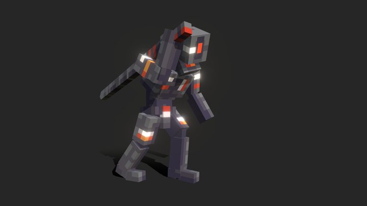 Robot Warrior 3D Model