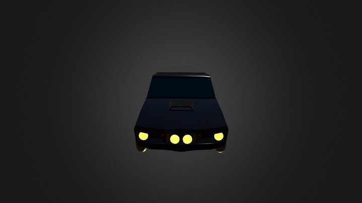 Mustang Low poly 3D Model