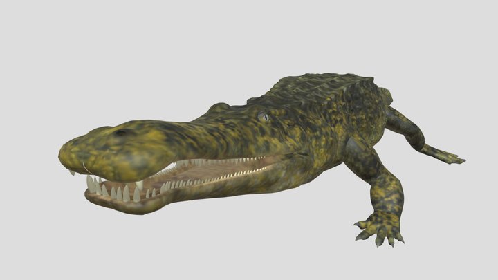 Dinoraul's Sarcosuchus But ıt's Deinosuchsus – Kostenloses 3D-Modell STL
