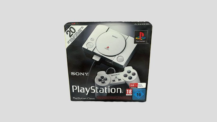 PlayStation Classic Box 3D Model