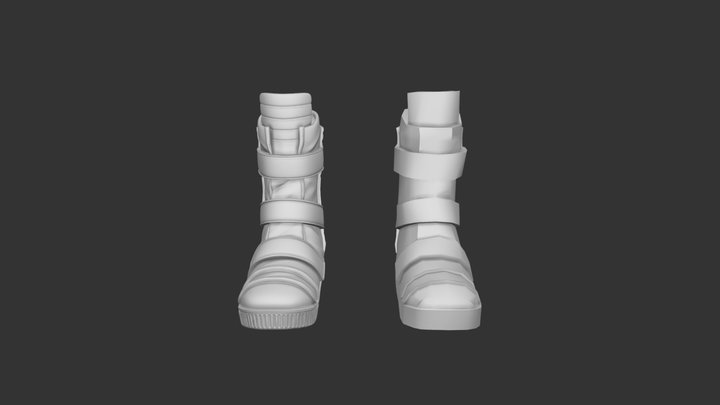 Moon Shoes 3D Model