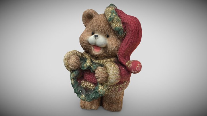 Christmas Bear (Photogrammetry) 3D Model
