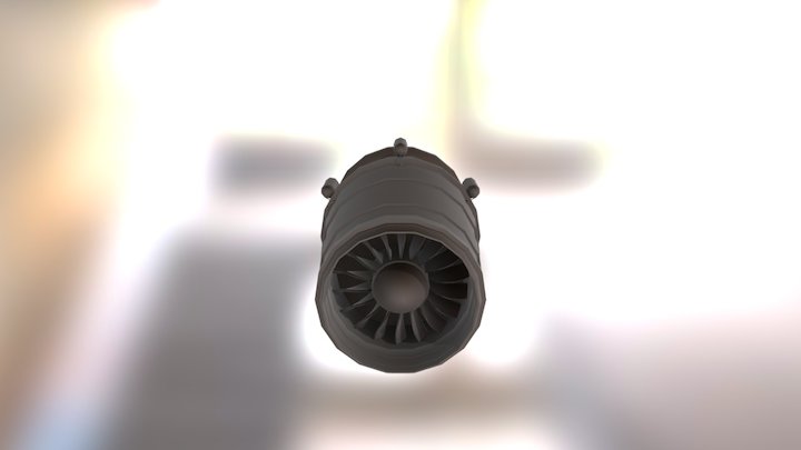 Sci-fi Engine 3D Model