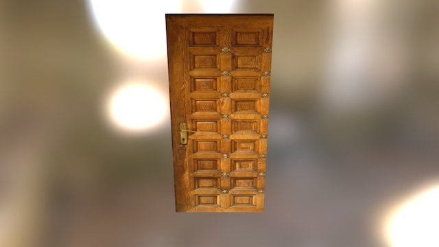 Mediev Door 3D Model