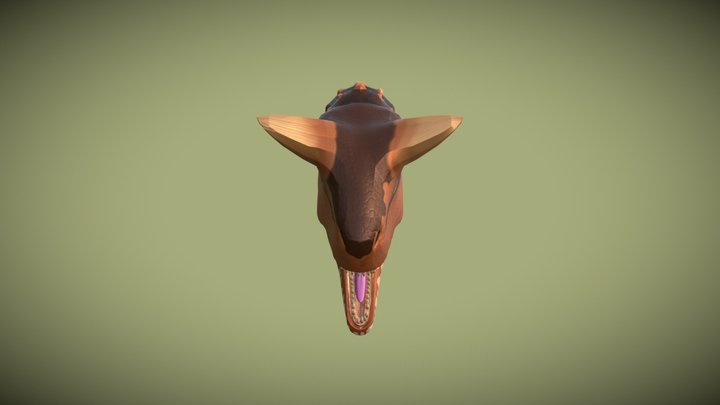 Carnotaurus Head 3D Model