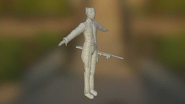 RWBY Adam 3D Model