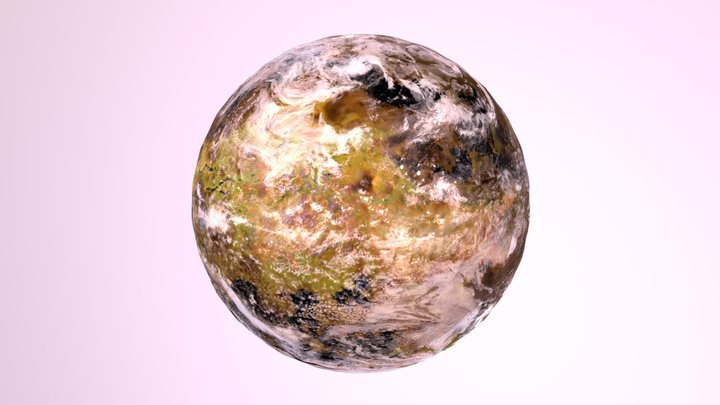 Planet Afroditi 3D Model