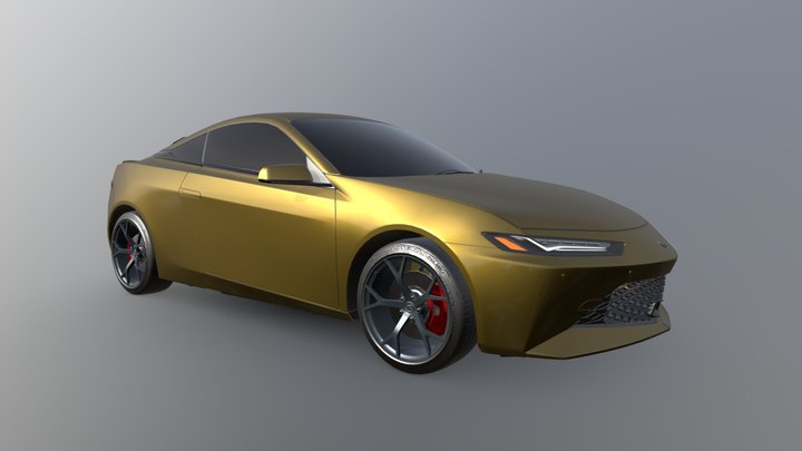 2021 Acura Integra Type S Coupe 3D Model