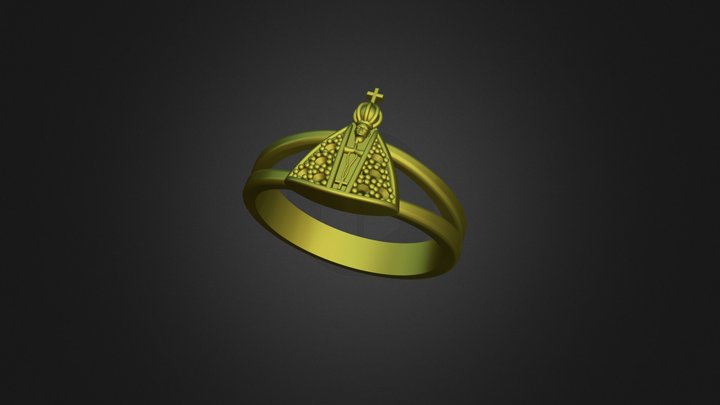 Ring Holy Zircon 3D Model