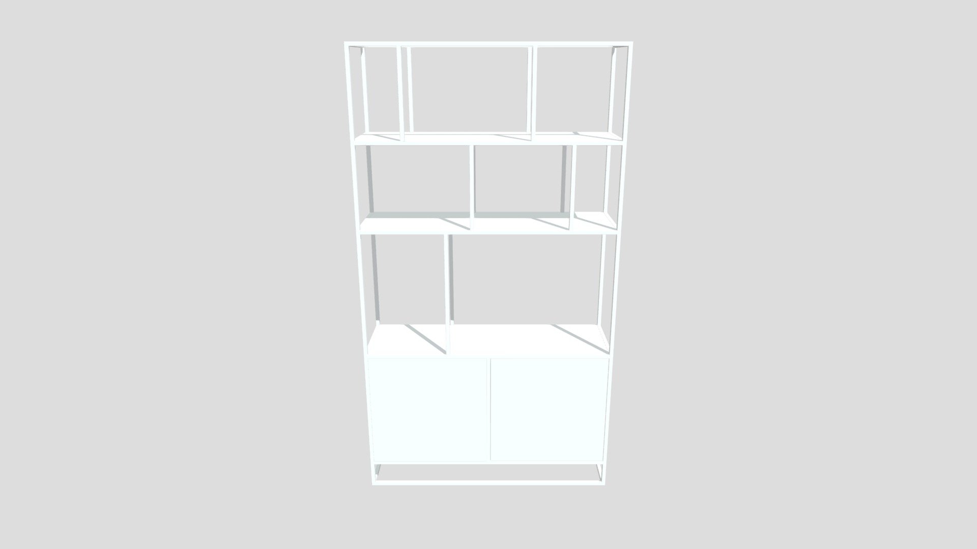 Rack Makella New White Light Oak Dg-home — Sketchfab embed 3D viewer
