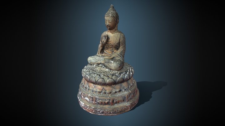 245-ST-Buddha 27 (อากง)  v2 3D Model