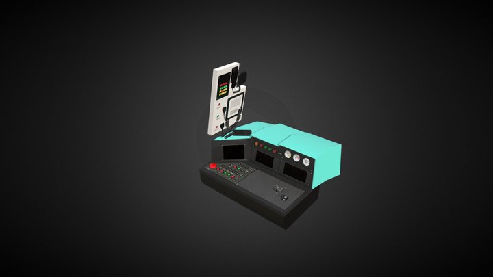 Driver Console 3D Model