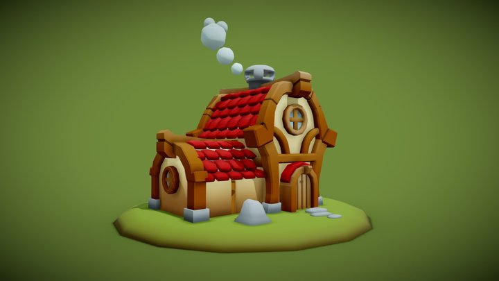 3December 2021 Day 4: Cottage – Free 3D Model STL