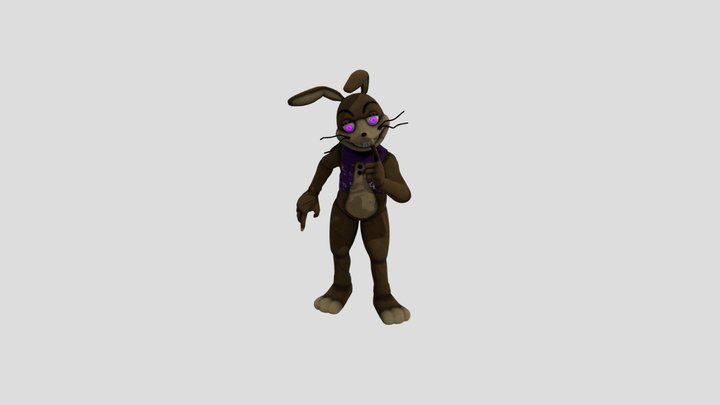 Glitchtrap retexture 3D Model