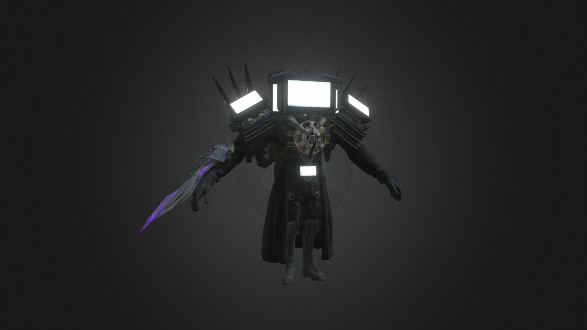 Upgraded Titan TV Man - 3D model by Pro4ik [64e9fb6] - Sketchfab