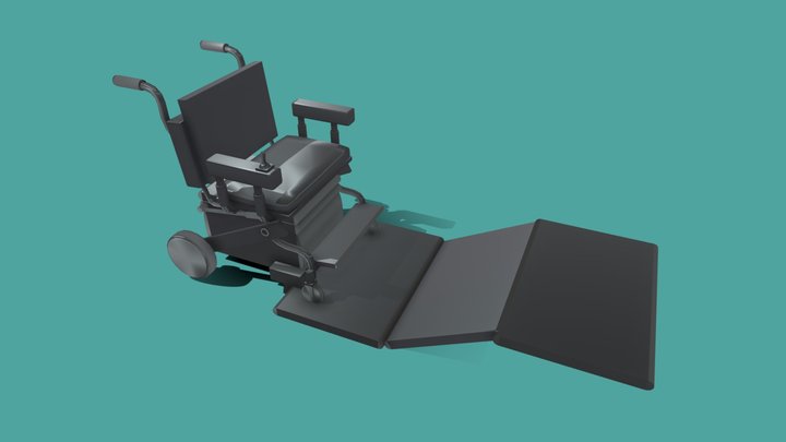 Made up Wheelchair 3D Model