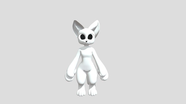 Furry Kemono Base 3D Model