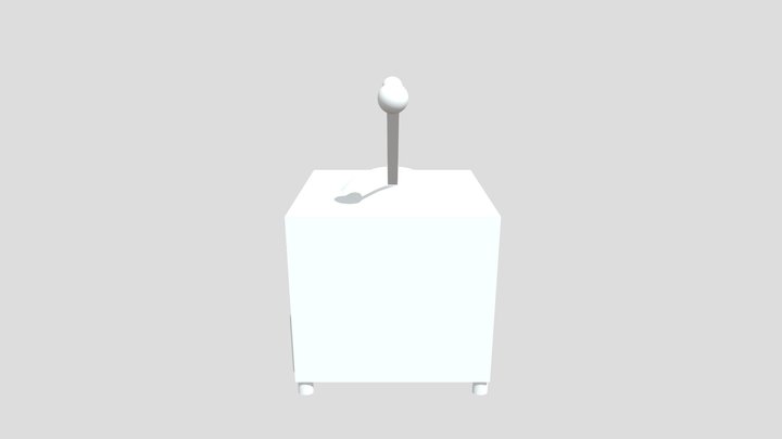 Simpsons Tv (Untextured) 3D Model