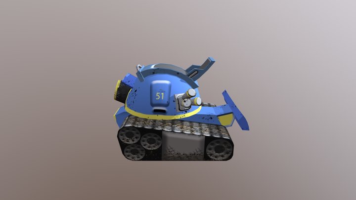 Tiny Tank 3D Model