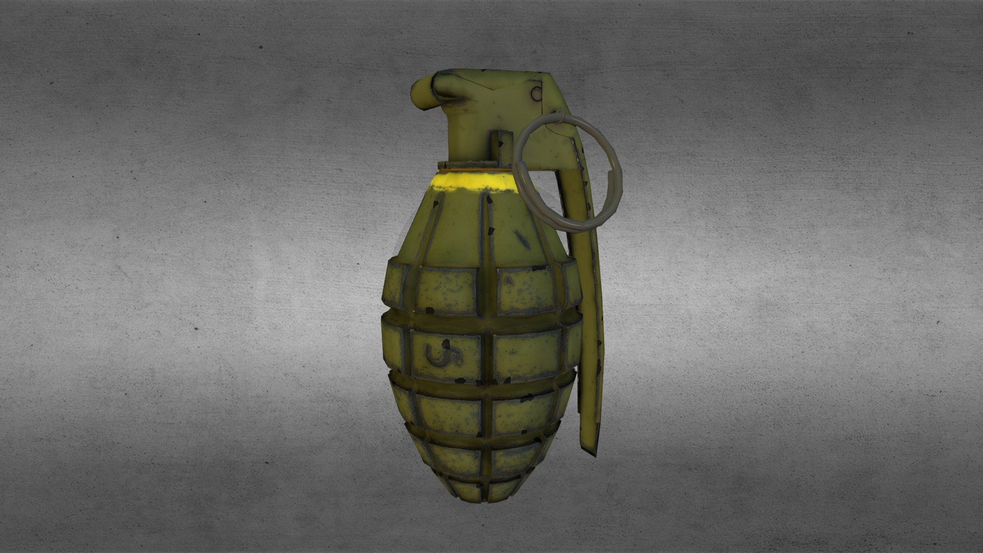 Mk2_Pineapple_Grenade 3D model by josef.nobach [64f03ed] Sketchfab
