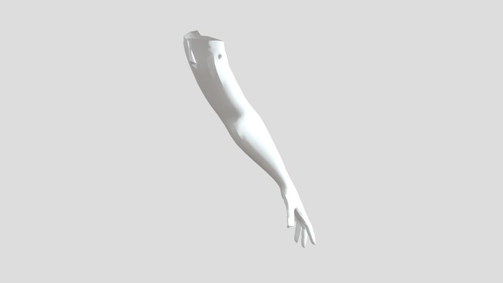 Male hand 3D Model