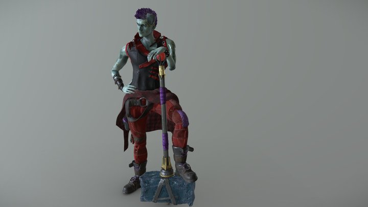 Ashton Greymoore (Critical Role C3) 3D Model