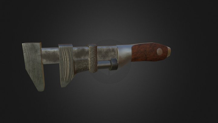 Bazata_Jaret_WrenchTextured_GTE_1604 3D Model