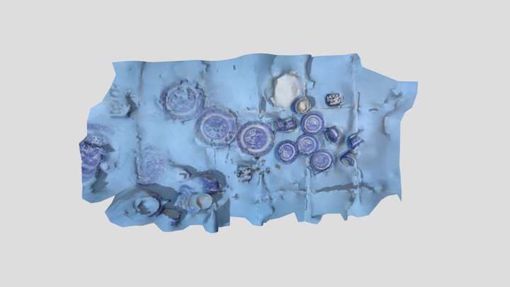 Photogrammetry of an artificial wreck site 3D Model