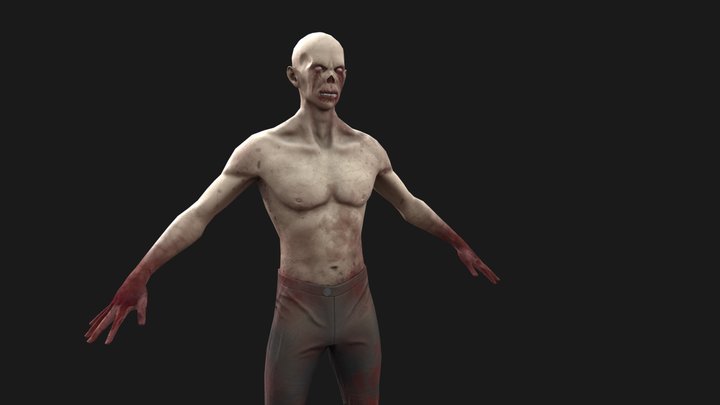 3d Undead Ghoul 3D Model
