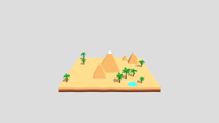 pyramids microenvironment 3D Model